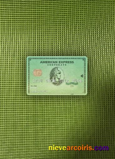 USA California Varo bank AMEX green card photolook
